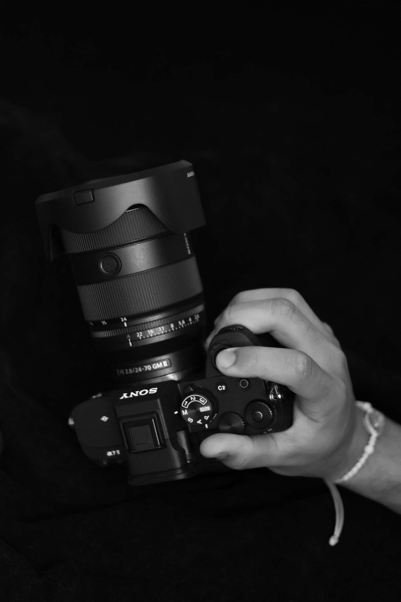 Jason holding his Sony camera